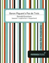 Baron Piquants Pas de Trois Bassoon or Euphonium Solo cover
